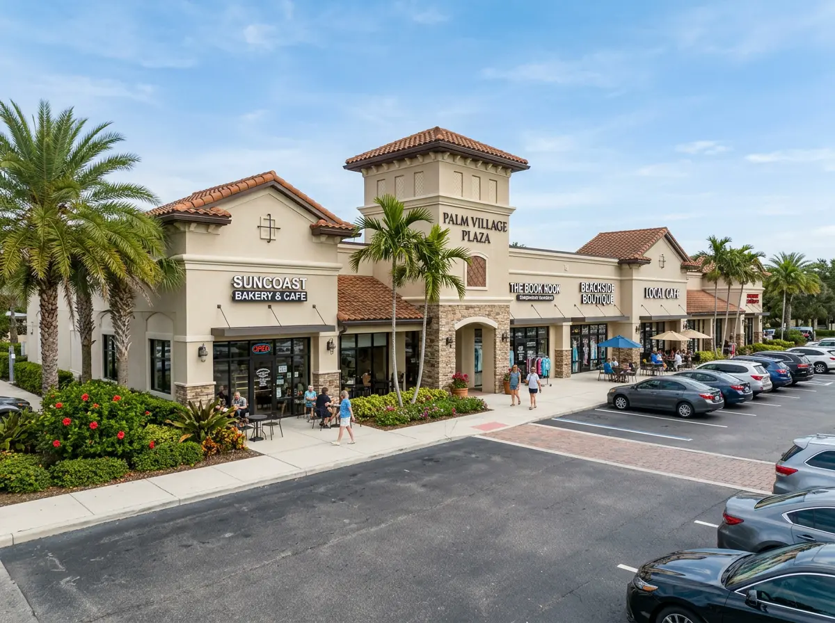 Neighborhood shopping center in Florida