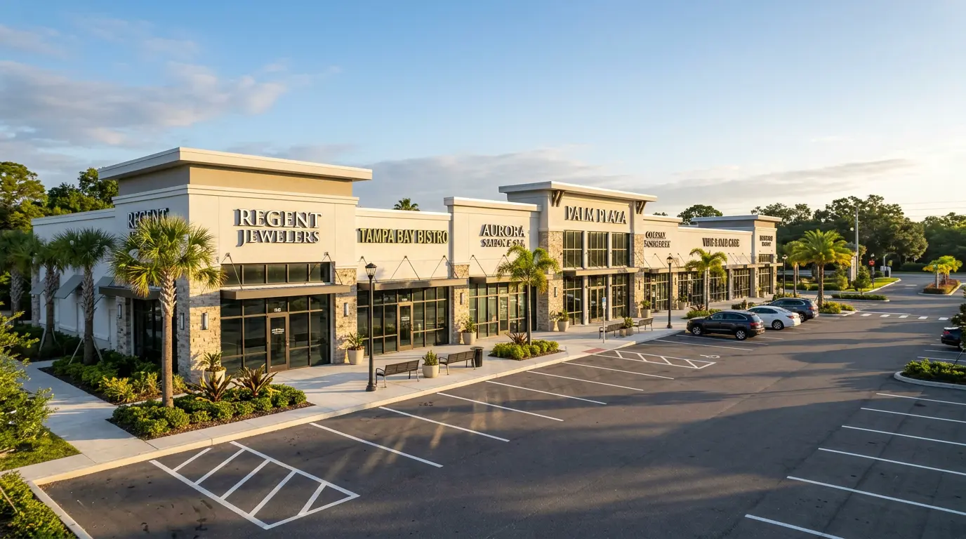 Florida strip mall retail center